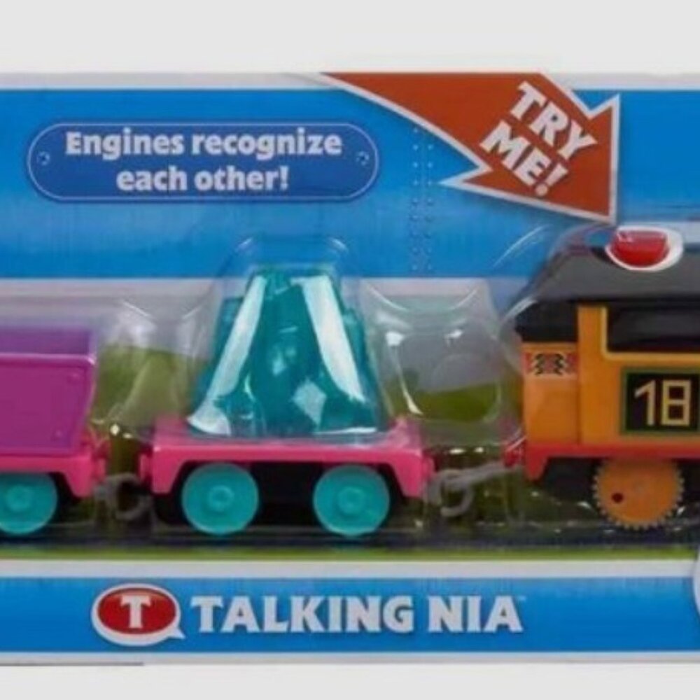 New in Box Fisher Price Thomas & Friends Motorized Toy Train Talking Nia